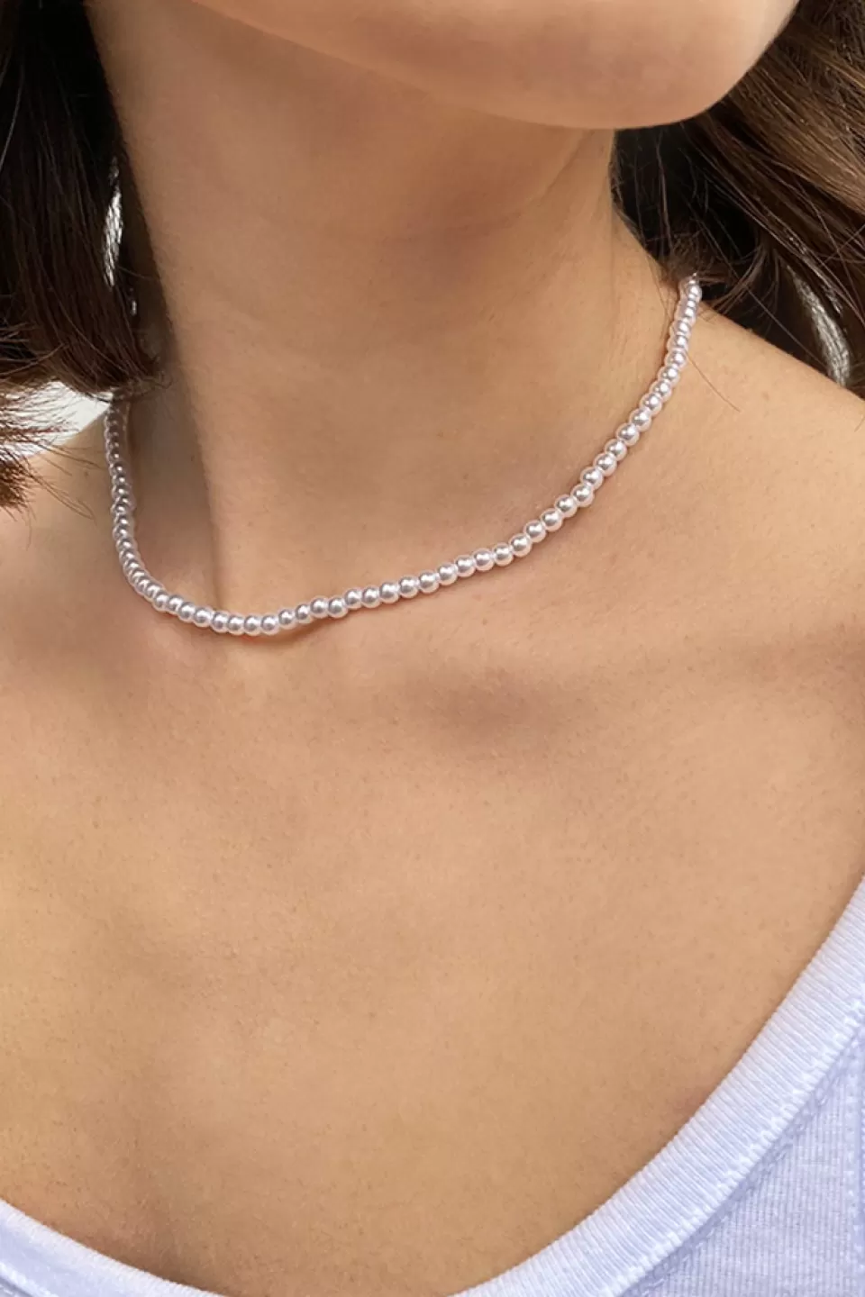 Subdued Collana perle