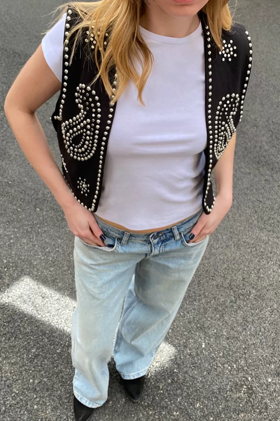 Subdued Gilet con borchie