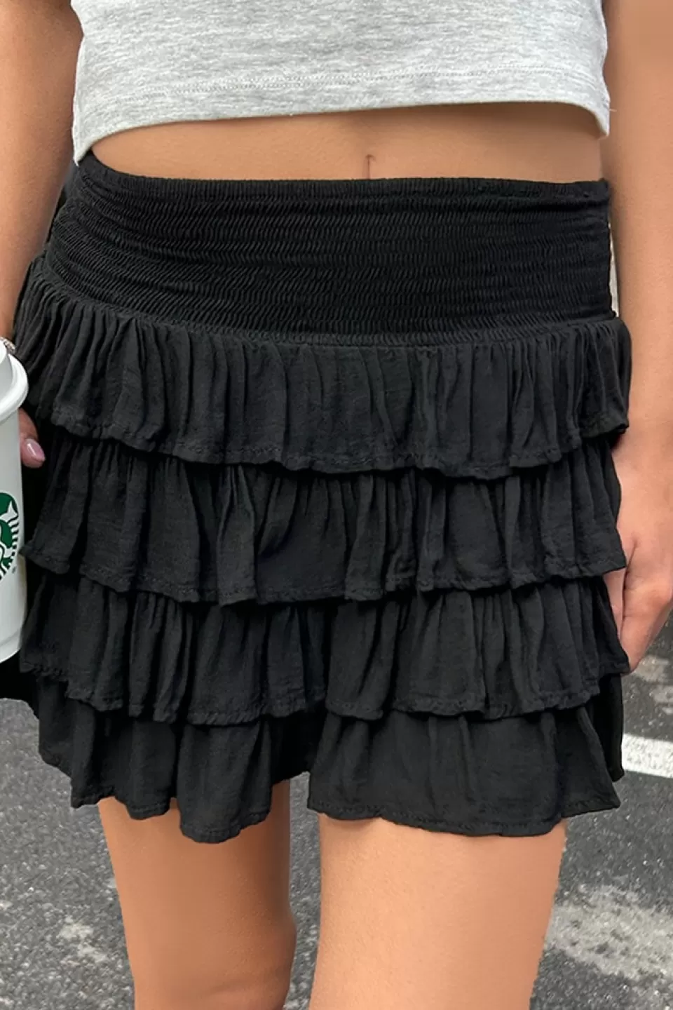 Subdued Gonna shorts con balze