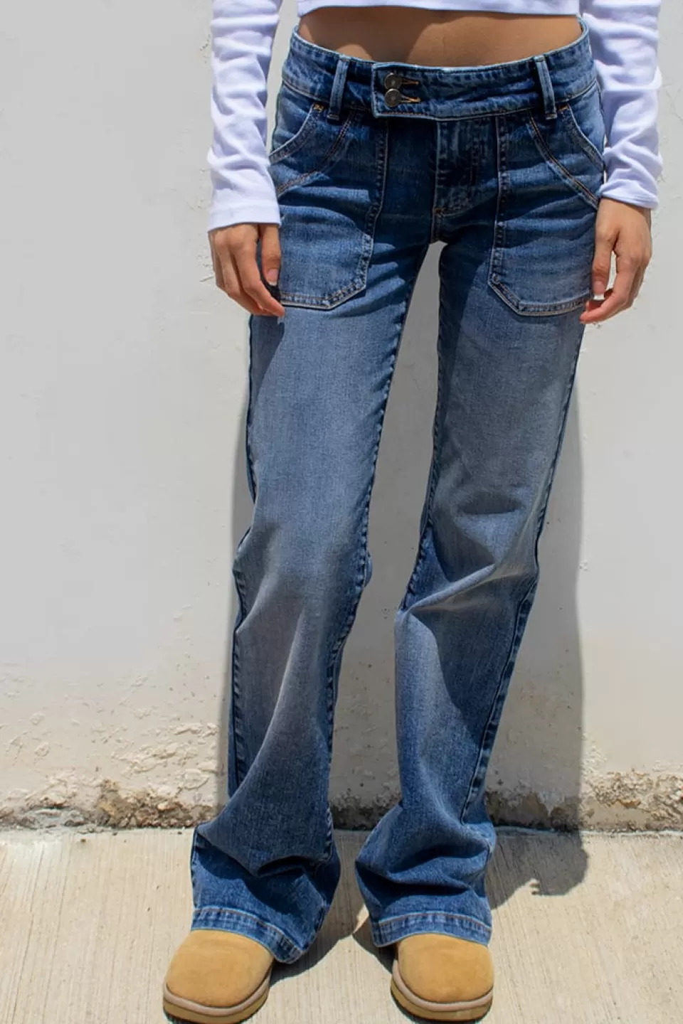 Subdued Jeans low waist