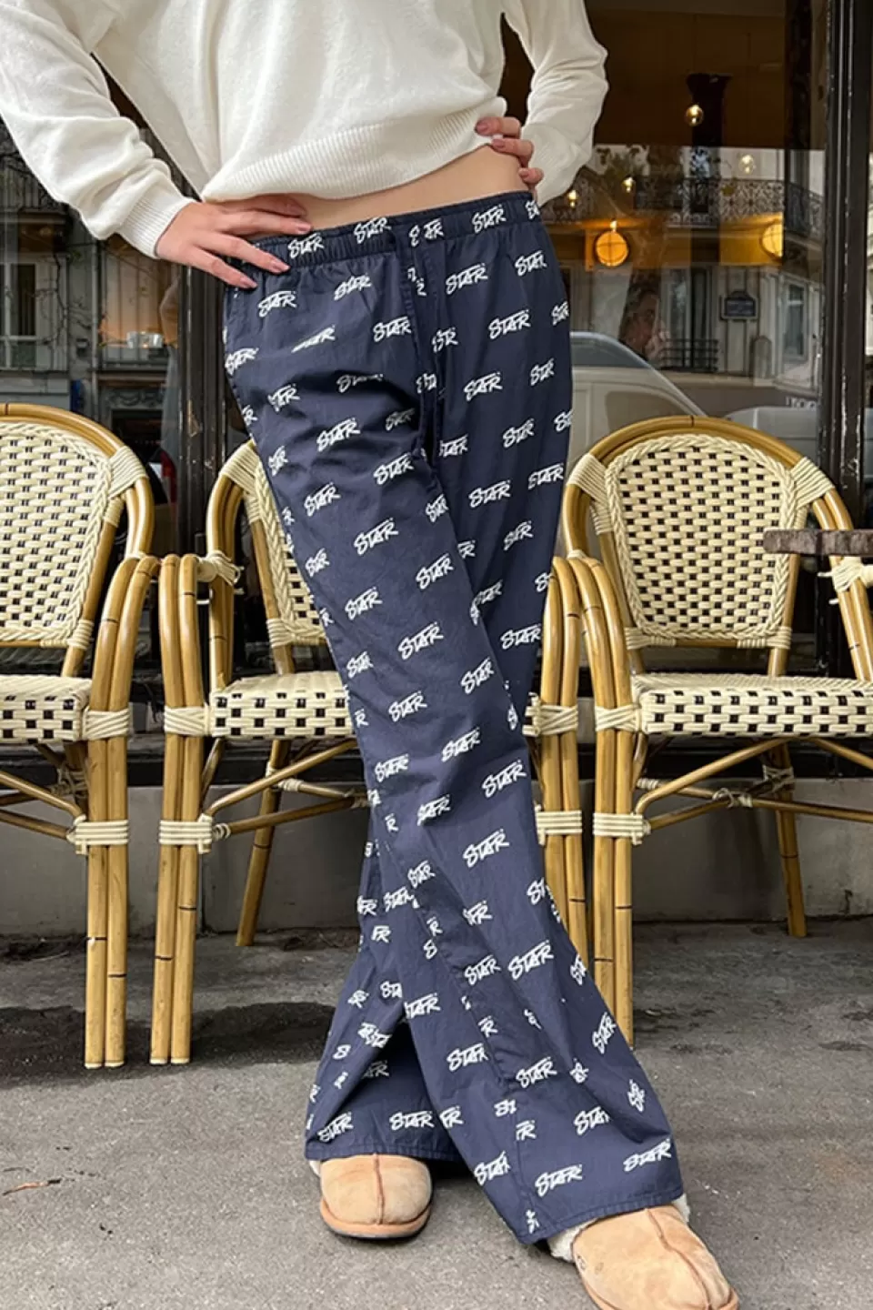 Subdued Pantaloni wide-leg con coulisse