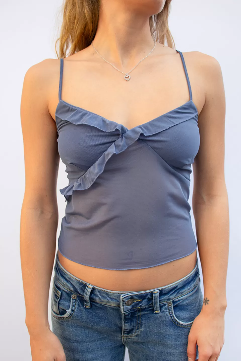 Subdued Tank top con rouches