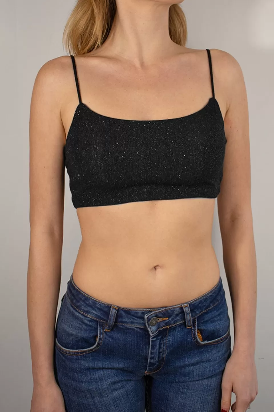 Subdued Top con bretelline in lurex